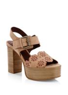 See By Chloe Krysty Laser-cut Leather Platform Sandals