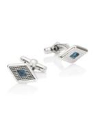 Dunhill Faceted Diamond Cuff Links