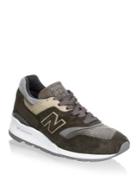 New Balance Pig Suede And Leather Sneakers