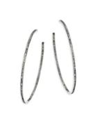 Nina Gilin Diamond Hoop Earrings/2.5