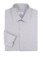 Brioni Regular-fit Line Cotton Dress Shirt