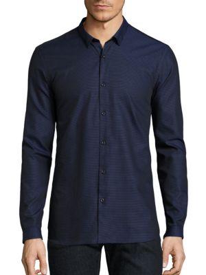 The Kooples Easy Dots Cotton Shirt