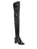 Saint Laurent Lou Lou Over-the-knee Leather Boots