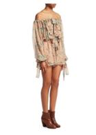 Zimmermann Tempest Gathers Silk Playsuit