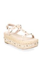 Stuart Weitzman Studded Leather Espadrilles