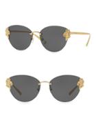 Versace 58mm Metal Cat Eye Sunglasses