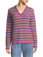 Marc Jacobs Stripe Cashmere Knit Sweater