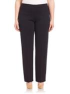 Stizzoli, Plus Size Solid Woolen Trousers