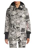 Moncler Neves Tattoo Print Hooded Jacket