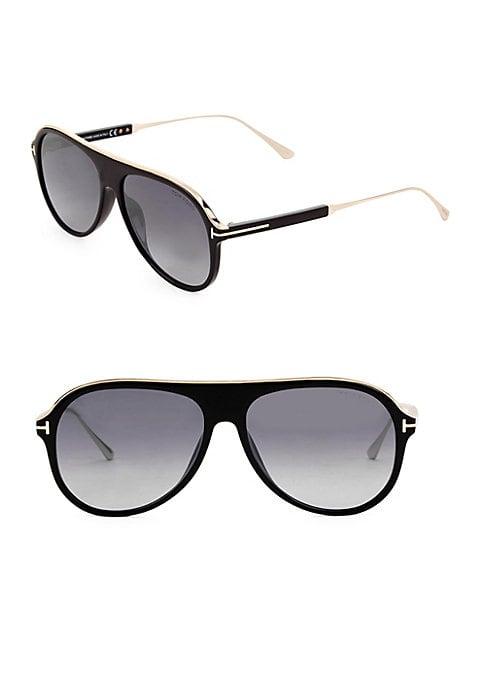 Tom Ford Eyewear 57mm Injected Sunglasses
