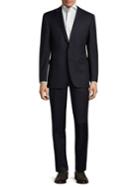 Canali Patterned Wool Suit