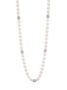 Adriana Orsini Tahiti Long Pearl & Crystal Strand Necklace