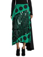 Diane Von Furstenberg Draped Silk Skirt