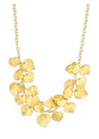 Kenneth Jay Lane Branch & Leaf Goldplated Necklace