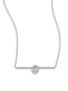 Messika Glam'azone Pave Diamond & 18k White Gold Necklace