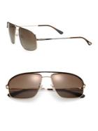 Tom Ford Eyewear Justin 60mm Navigator Sunglasses