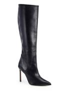 Manolo Blahnik Hanzuotal Leather Knee-high Boots