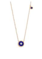Marli Coco Diamond & Lapis Lazuli 18k Rose Gold Pendant Necklace