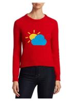 Alberta Ferretti Rainbow Week Capsule Days Of The Week Partly Cloudy Emoji Sweater