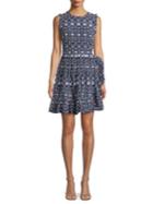 Kate Spade New York Eyelet Cotton Fit-&-flare Dress