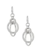 Michael Kors Brilliance Crystal Drop Earrings/silvertone