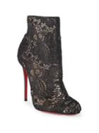 Christian Louboutin Miss Tennis 100 Guipure Lace Booties
