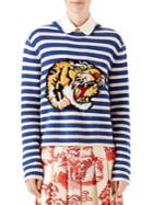 Gucci Striped Wool Knit Top