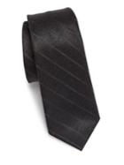 Saks Fifth Avenue Modern Suiting Striped Wool & Silk Blend Tie