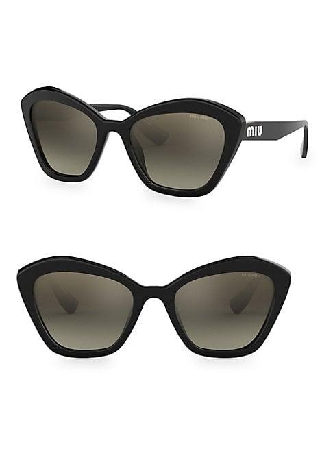 Miu Miu 0mu 05us 55mm Cat Eye Sunglasses