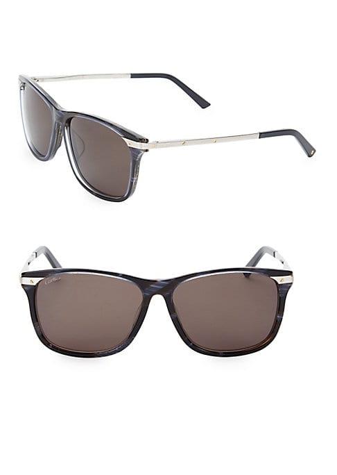 Cartier 59mm Square Sunglasses