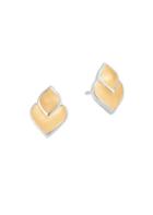 John Hardy Legends Naga 18k Yellow Gold & Silver Stud Earrings