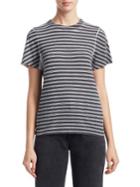 T By Alexander Wang Striped Cotton Tee