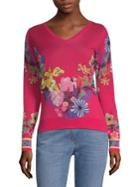 Etro Tropical Floral-print Sweater