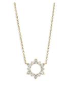 Hearts On Fire Petite Aerial Eclipse 18k Yellow Gold & Diamond Pendant Necklace