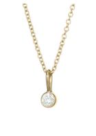 Zoe Chicco 14k Yellow Gold & Diamond Chain Pendant Necklace