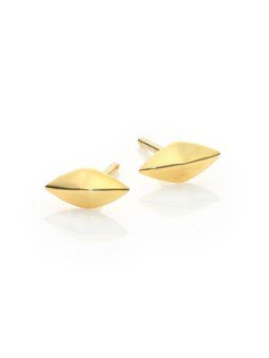 Ila Ahdra Pilar 14k Yellow Gold Stud Earrings