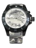 Kyboe Stainless Steel Camo Dial Watch