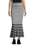 Mcq Alexander Mcqueen Twisted Stripe Skirt