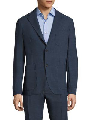 Saks Fifth Avenue X Traiano Stretch Garment-dyed Blazer