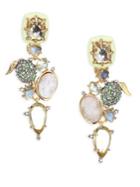 Alexis Bittar Elements Crystal & Gemstone Cluster Clip-on Earrings