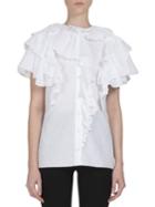 Givenchy Ruffled Cotton Blouse