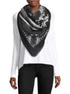 Givenchy Silk Cashmere & Wool Scarf