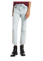 Rag & Bone Hana Chewed Cropped Wide-leg Jeans