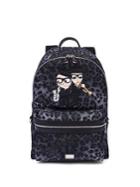 Dolce & Gabbana Leopard Printed Backpack