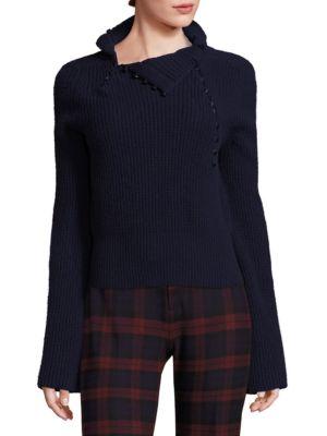Derek Lam 10 Crosby Rib-knit Cashmere Sweater