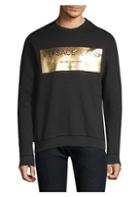 Versace Jeans Metallic Bar Cotton Sweatshirt