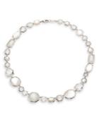 Ippolita Rock Candy Clear Quartz, Mother-of-pearl, White Moonstone & Sterling Silver Necklace