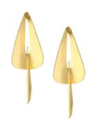 Lizzie Fortunato Pendulum 18k Goldplated Link Drop Earrings