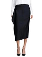 Jil Sander Asymmetrical Wool & Mohair Skirt