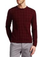 Giorgio Armani Square Pattern Sweater